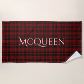 MacQueen Tartan Pset Beach Towel Strandlaken (Voorkant)