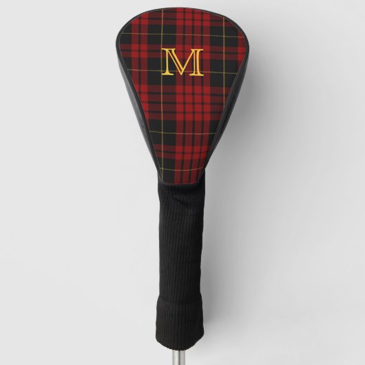 MacQueen Tartan Pset Monogrammed Driver Hoesje Golfheadcover (Voorkant)