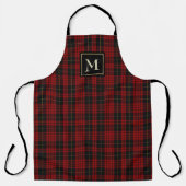 MacQueen Tartan Pset Monogrammed Schort (Voorkant)