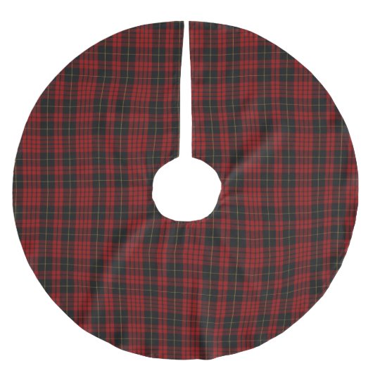 MacQueen Tartan Pset Tree Skirt Kerstboom Rok (Voorkant)