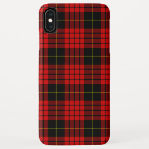 MacQueen Tartan Red en Black Pset Case-Mate iPhone Case