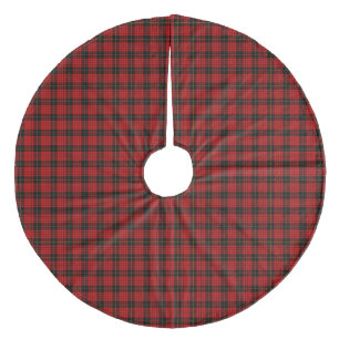 MacQueen Tartan Red en Black Pset Fleece Kerstboom Rok