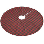 MacQueen Tartan Red en Black Pset Fleece Kerstboom Rok (Gekanteld)