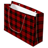 MacQueen Tartan Red en Black Pset Groot Cadeauzakje (Voorkant Gekanteld)