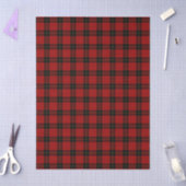 MacQueen Tartan Red en Black Pset Tissuepapier (Craft)