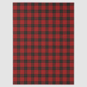 MacQueen Tartan Red en Black Pset Tissuepapier (Voorkant)