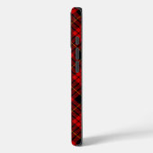 MacQueen Tartan Rood en Zwart Geruit Case-Mate iPhone Case (Achterkant / Links)