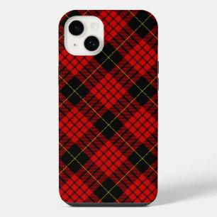 MacQueen-tartan rood en zwart geruit