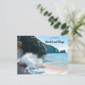 Macqueripe Bay Trinidad en Tobago Briefkaart (Staand voorkant)