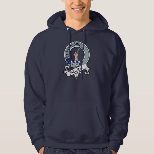 MacRae Clan Badge Hoodie (Voorkant)