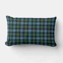 MacRae Clan Green en Blue Hunting Tartan Kussen