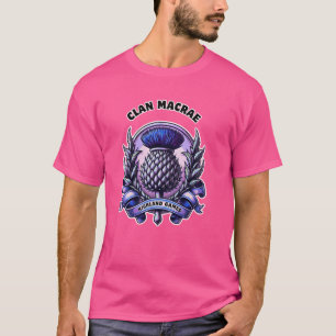 MacRae Clan Schotse Distel Gaelic Spelen T-shirt