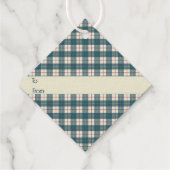 MacRae Conchra Modern Original Scottish Tartan Bedankjes Labels (Achterkant)