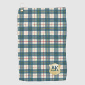 MacRae Conchra Modern Original Scottish Tartan Golfhanddoek (Voorkant)