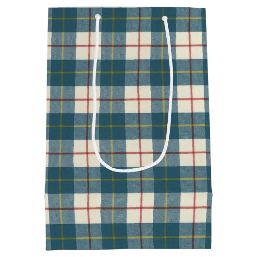 MacRae Conchra Original Scottish Tartan Medium Cadeauzakje (Achterkant)