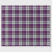 MacRae Dance Paars Tartan Wrapping Paper Cadeaupapier (Vlak)
