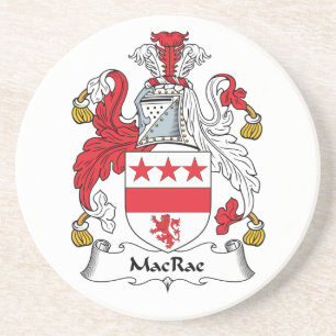 MacRae Family Crest Zandsteen Onderzetter