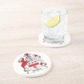 MacRae Family Crest Zandsteen Onderzetter (Zijkant)