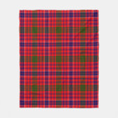 MacRae Modern Schotse ruit Fleece Deken (Voorkant)