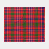 MacRae Modern Schotse ruit Fleece Deken (Voorkant (Horizontaal))