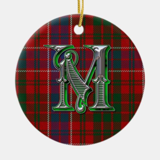 MacRae-speldenmonogram ornament (Voorkant)