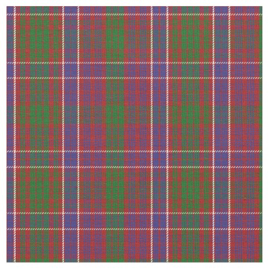 MacRae Tartan Afdrukken Stof (Close Up)