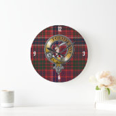 MacRae Tartan & Badge Grote Klok (Huis)