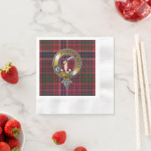 MacRae Tartan & Badge Servet (Insitu)