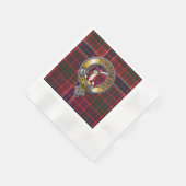 MacRae Tartan & Badge Servet (Hoek)