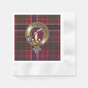 MacRae Tartan & Badge Servet