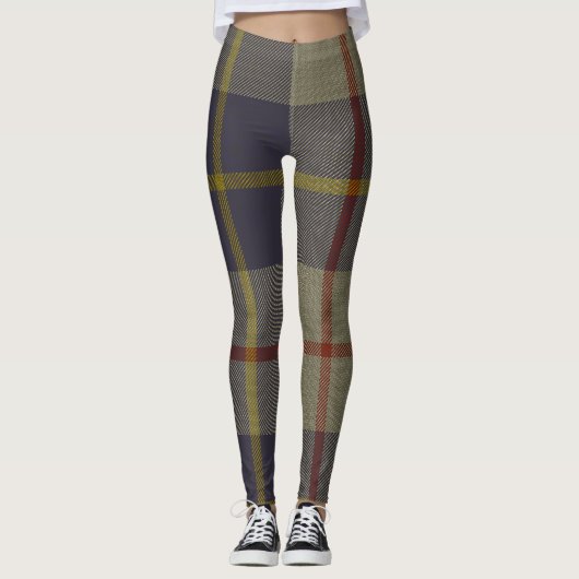 MacRae Tartan Clan Pset Leggings (Voorkant)