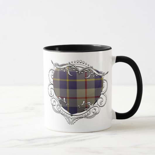MacRae Tartan Heart Mok (Rechts)
