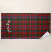 MacRae Tartan Pset Beach Towel Strandlaken (Voorkant)