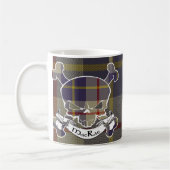 MacRae Tartan Skull Koffiemok (Links)
