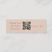 Macrame Artist Handmade Hanging Planten Earthy Mini Visitekaartje (Achterkant)