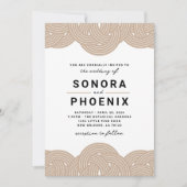 Macrame bruiloft kaart (Voorkant)