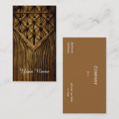  Macramé kijk Visitekaartje (Voorkant / Achterkant)