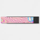 MACRAME'- kleurrijk Abstract Afbeelding van fracta Deurbordje (Voorkant)