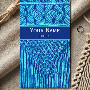 Macramé look no3 Visitekaartje