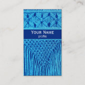  Macramé look no3 Visitekaartje (Voorkant)