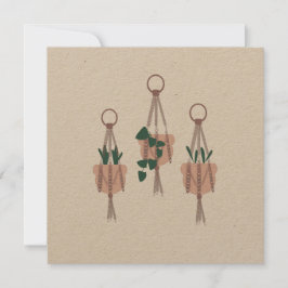 Macrame Planthanger Planter Potten Illustratie