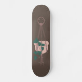 Macrame Planthanger Planter Potten Illustratie Persoonlijk Skateboard (Voorkant)