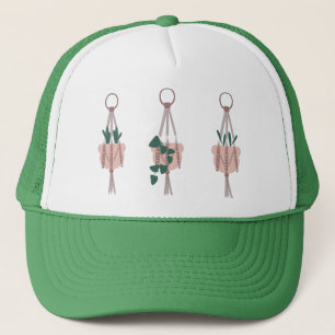 Macrame Planthanger Planter Potten Illustratie Trucker Pet