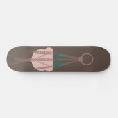 Macrame Planthanger Potten Cactus Persoonlijk Skateboard (Horizontaal)