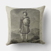 Macready as Macbeth, Act I Scene 3, in the play Kussen (Achterkant)