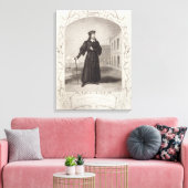 Macready as Shylock, Act I Scene 3, in 'The Mer' Canvas Afdruk (Insitu (Woonkamer))