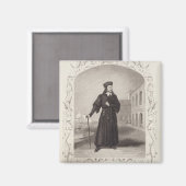Macready as Shylock, Act I Scene 3, in 'The Mer' Magneet (Voorkant / Achterkant)