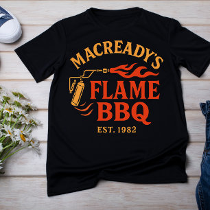 Macready's flame BBQ opgericht in 1982 T-shirt