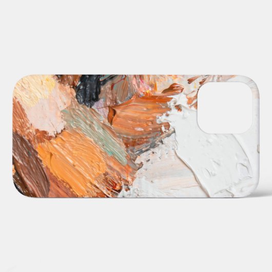 Macro. Abstracte kunst. Expressieve pasteiolie met Case-Mate iPhone Case (Achterkant (horizontaal))