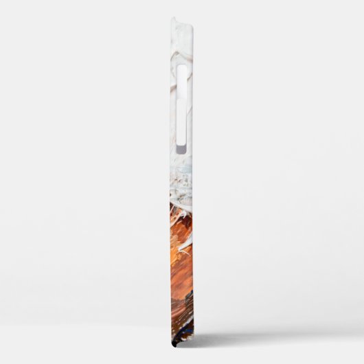 Macro. Abstracte kunst. Expressieve pasteiolie met Case-Mate iPhone Case (Achterkant / Links)